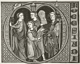 Monks Engaged in Agriculture, from 